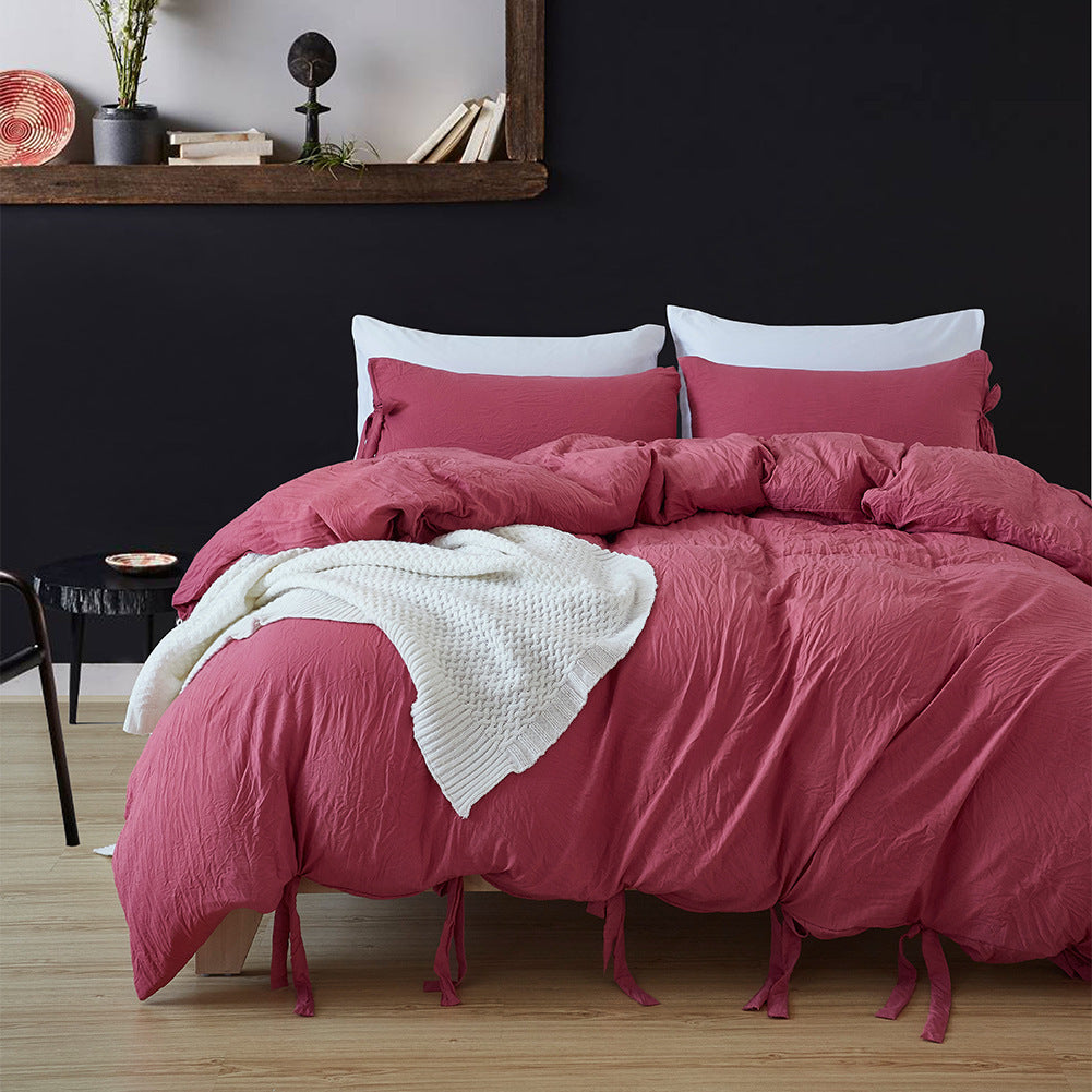 Solid Color Tape Bedding Set | Other