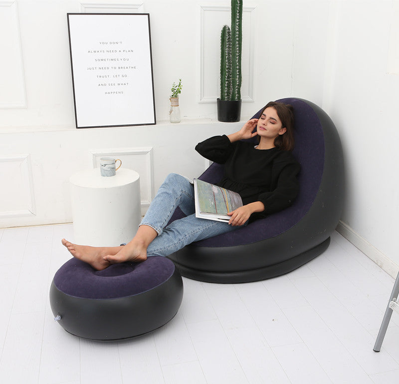 Lazy Bean Bag With Inflatable Folding Sofa | Luggage & Bags