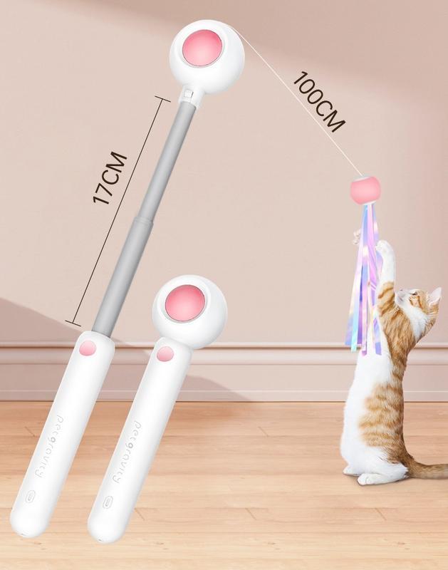 Retractable Laser Cat Stick Toy Cat Toy Ballskitten Playing | Electronic Learning Toys