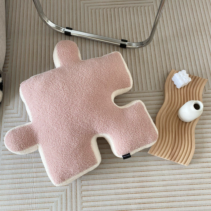 Fashion Stuffed Creative Puzzle Shaped Pillow Modern Splicea | Other