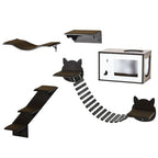 Pawhut Cat Shelves With Ergonomically Curved Platform, Cozy | Other