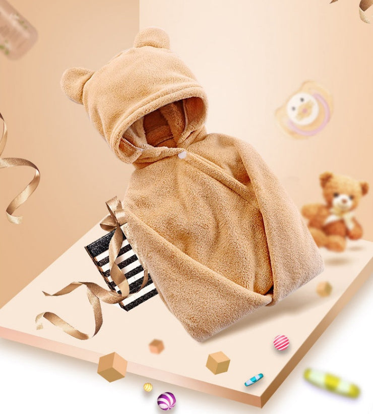 Cotton Adorable Baby Care Hooded Bath Towel | Electronic Learning Toys