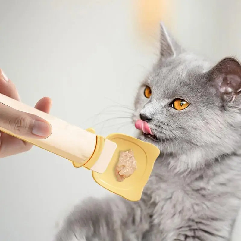 Cat Strip Feeder, Cat Strip Happy Spoon, Cat Wet Food Spoon | Other