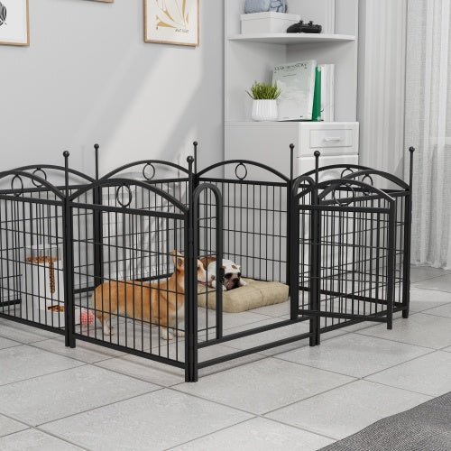 Dog Playpen Indoor 24 Inch 8 Panel Metal Dog Playpen | Other