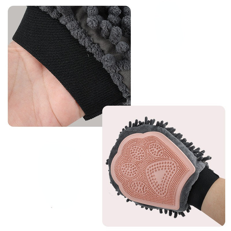 Pet Bathing Brush 2-in-1 Grooming Glove Elegant Dog Grooming | Other