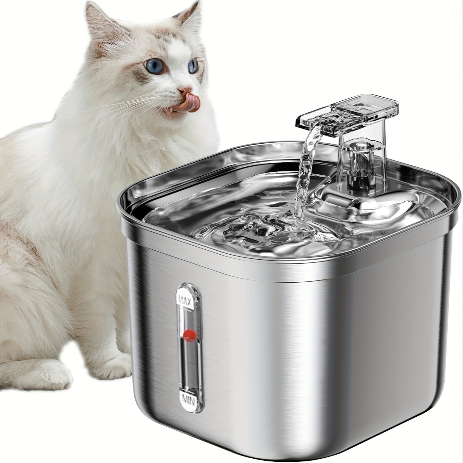 Cat Water Fountain, Stainless Steel Pet Water Fountain For C | Other