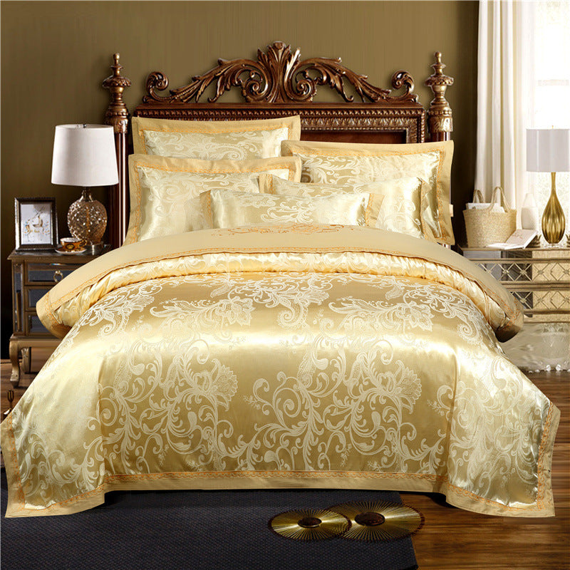 European Style Jacquard Cotton Embroidery Quilt Cover | Other