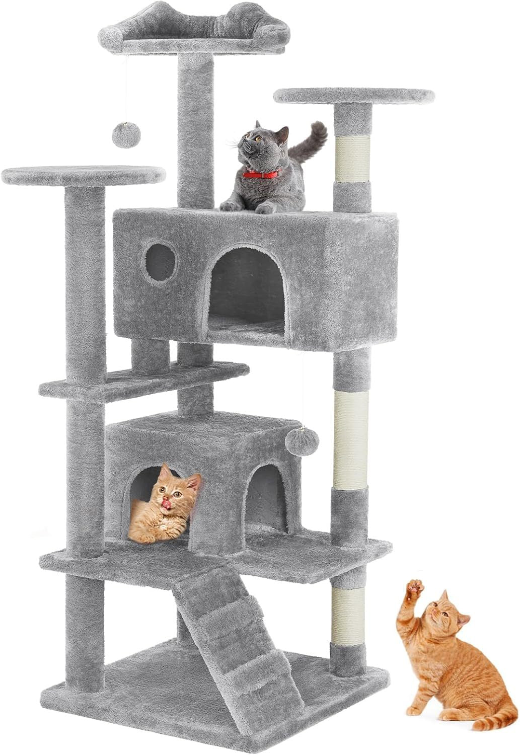 54 -cat Tree Tower - Multi-level With Sisal Grab Post, Indoo | Other