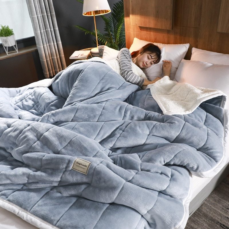 Fleece Blankets And Throws Thick Warm Winter Blankets Home S | Other