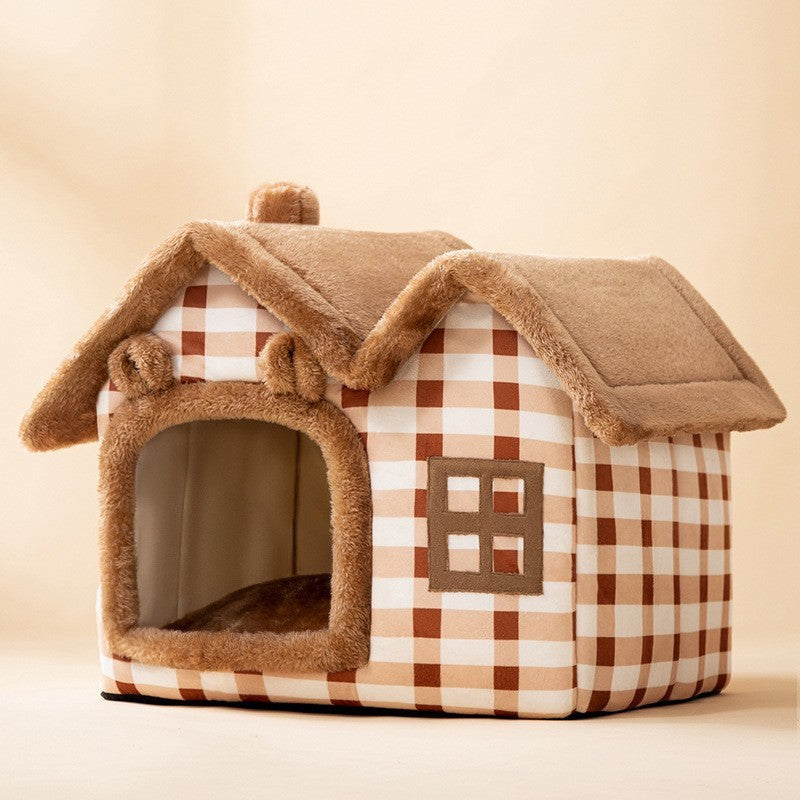 Foldable Dog House Pet Cat Bed Winter Dog Villa Sleep Kennel | Other