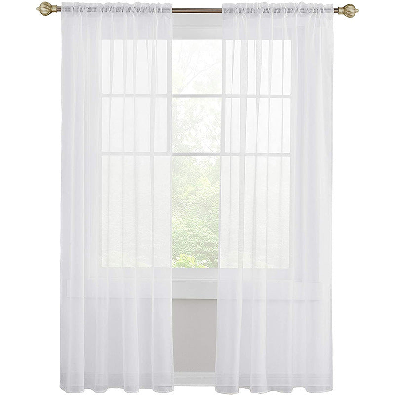 Modern Simple Thickened Solid Thin Window Gauze | Other