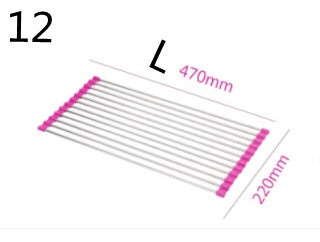 Folding Kitchen Drain Sink Rack Stainless Steel | Other