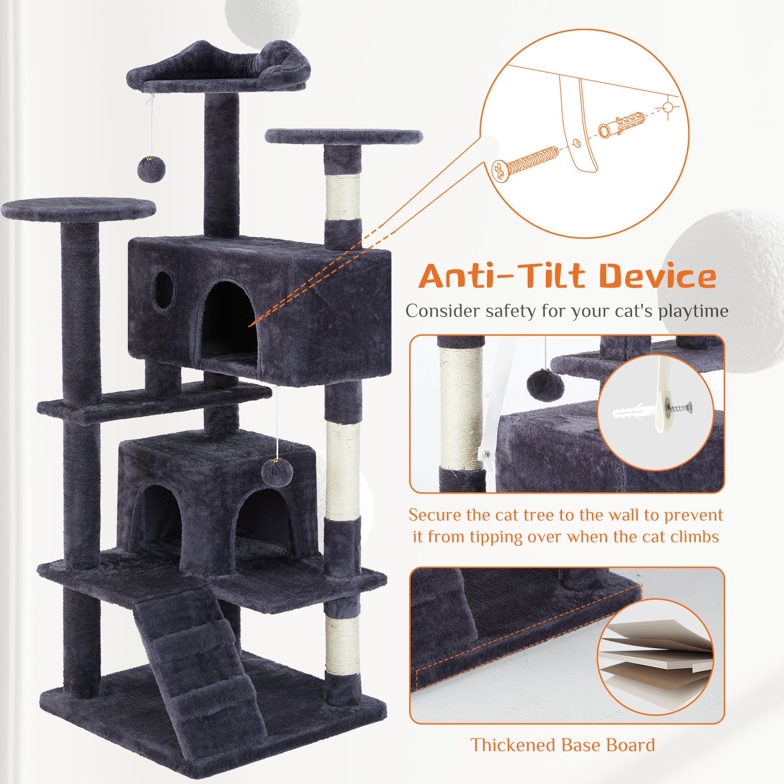 Multi Functional Ca Cat Treehouset Climbing Frame | Other