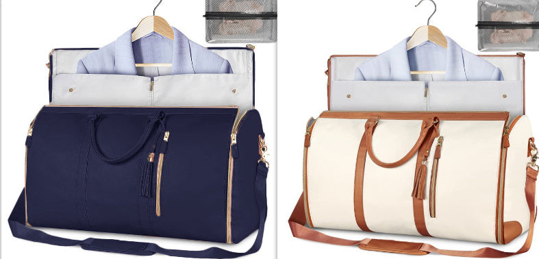 Large Capacity Travel Duffle Bag Women's Handbag Folding Sui | Luggage & Bags