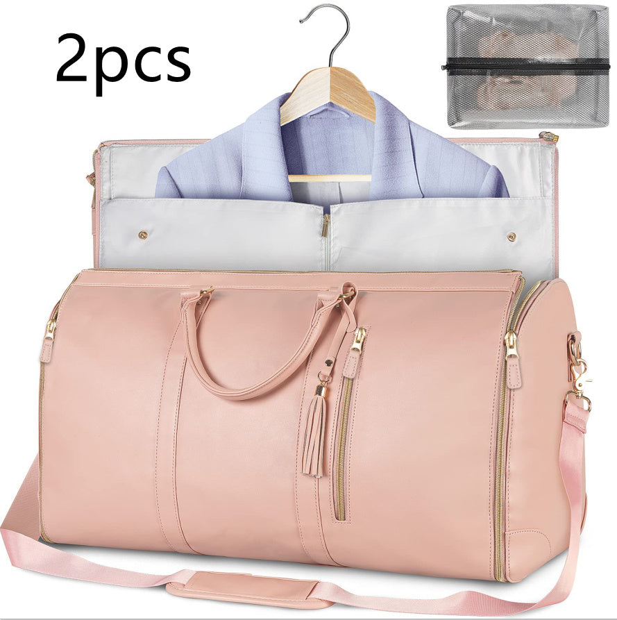 Large Capacity Travel Duffle Bag Women's Handbag Folding Sui | Luggage & Bags