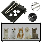 Pets Dog Cat Adorable Baby Safety Gate Mesh Fence Magic Portable Guar | Electronic Learning Toys