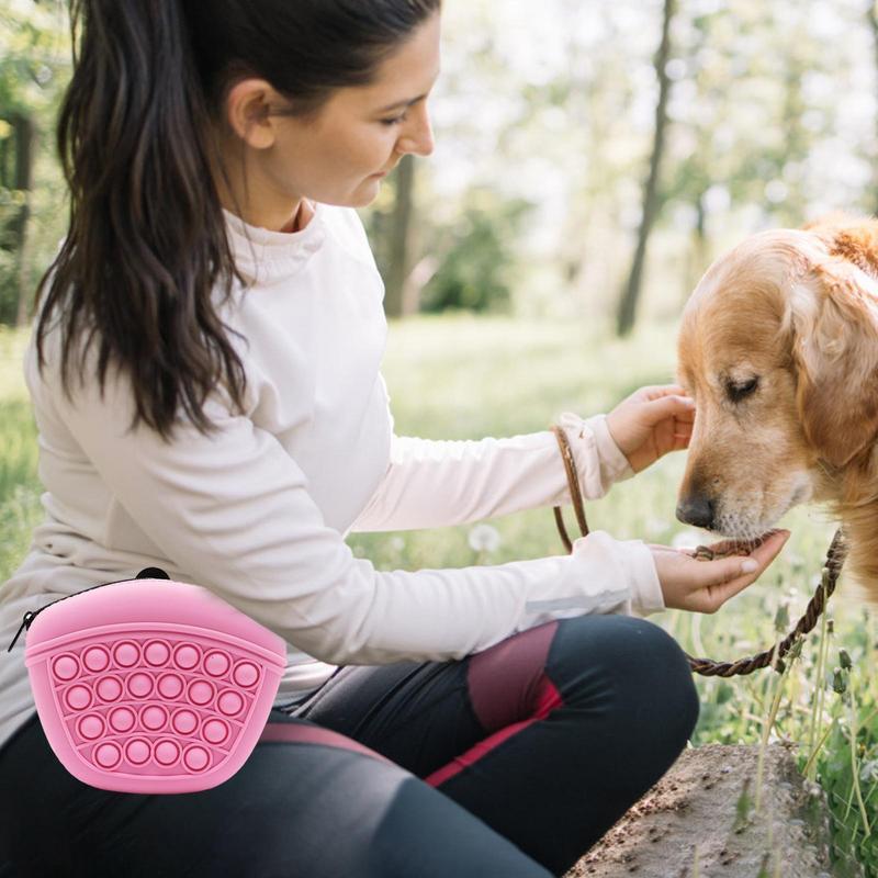 Bag Silicone Feed Dogs Treat Pouch Pet Training Bag Bundle P | Luggage & Bags