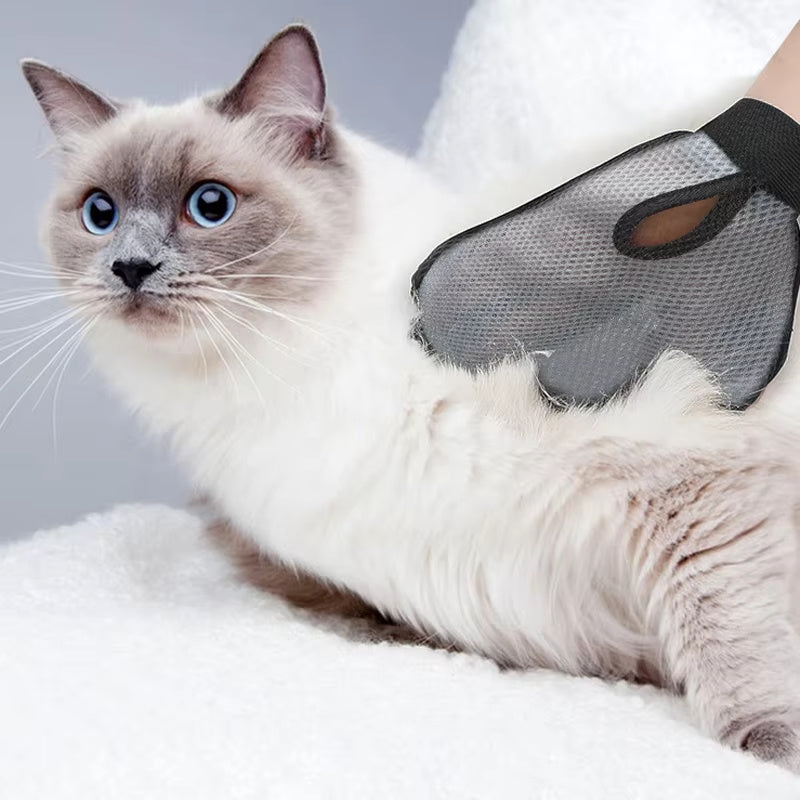 Cat Hair Removal Glove Pet Supplies Bath Massage Jerking Glo | Other