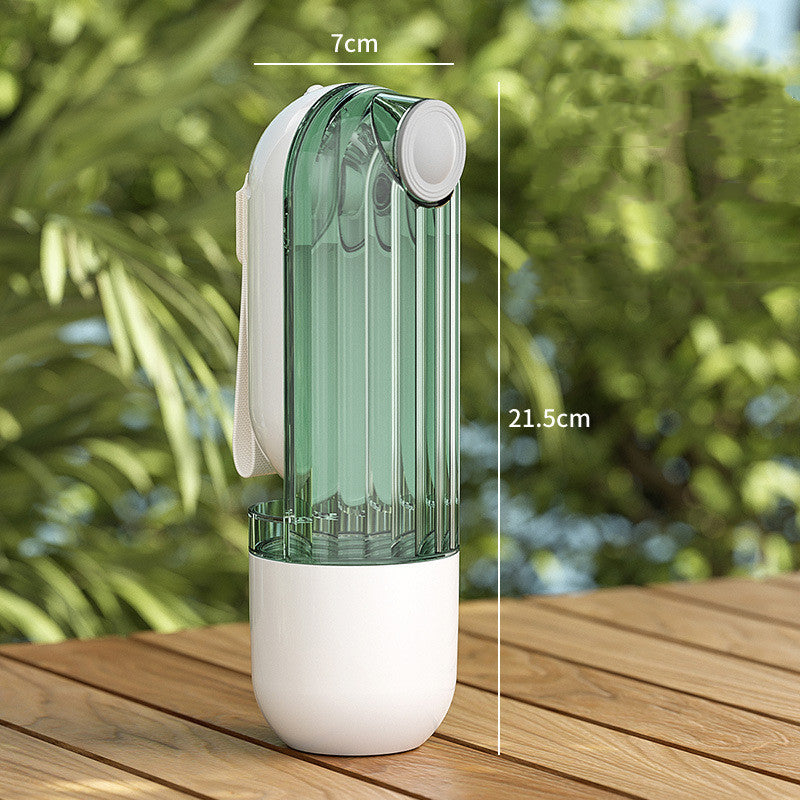 2 In 1 Pet Water Cup Segment Design Green Dog Walking Portab | Other