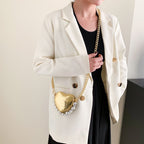 Mini Love-shape Pearls Handbag Fashion Cute Chain Lipstick B | Luggage & Bags