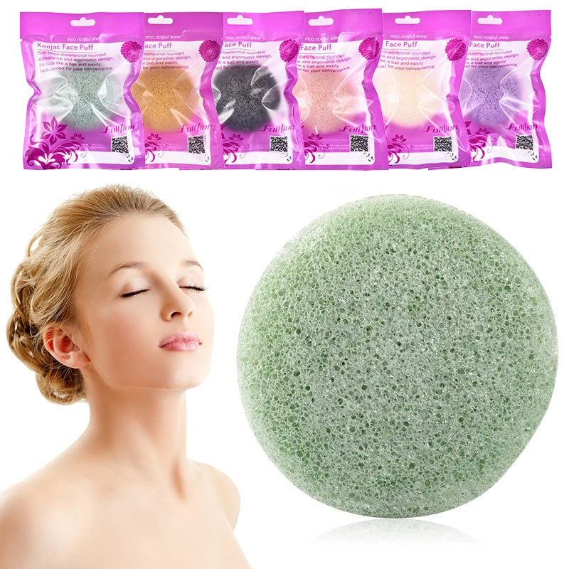 Konjac Sponge For Washing Face Round Konjac Konnyaku Sponge | Other