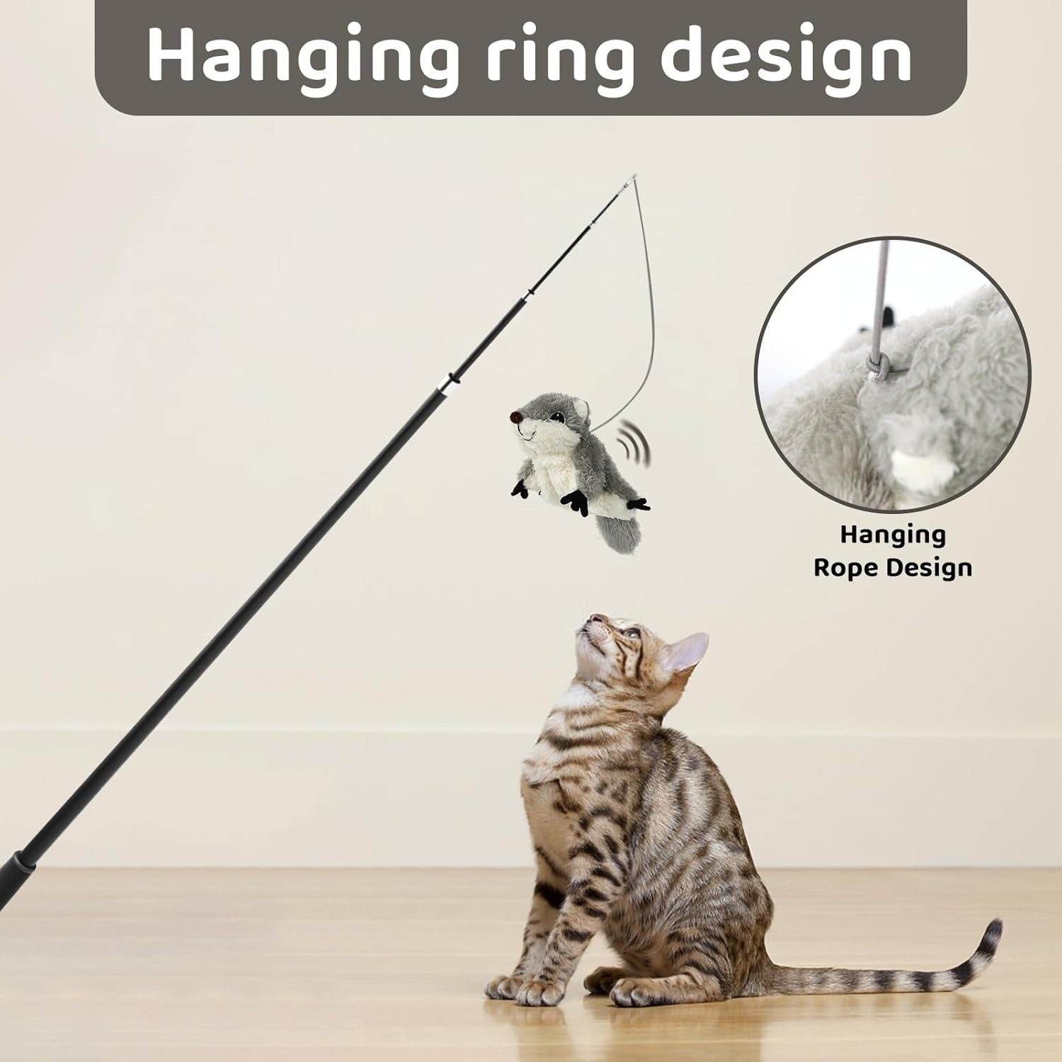 El Pet Toyprok, Cat Catnip Toy Flappingsquirrel, Rechargeabl | Electronic Learning Toys