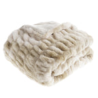 Sofa Blanket Soft Upholstery Blanket Stretch Rabbit Fur Tie- | Home & Garden