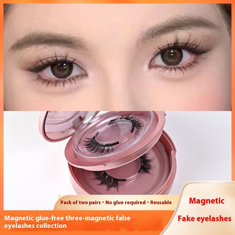 Magnetic Glue-free Three False Eyelashes Suit Collection Use | Other