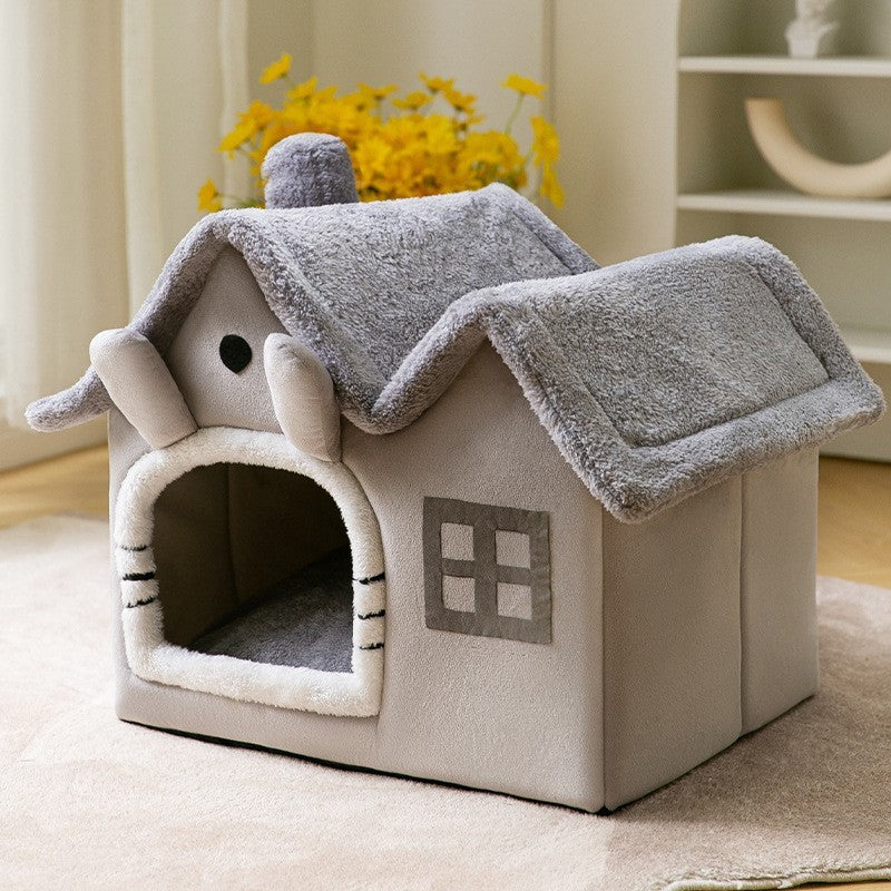 Foldable Dog House Pet Cat Bed Winter Dog Villa Sleep Kennel | Other