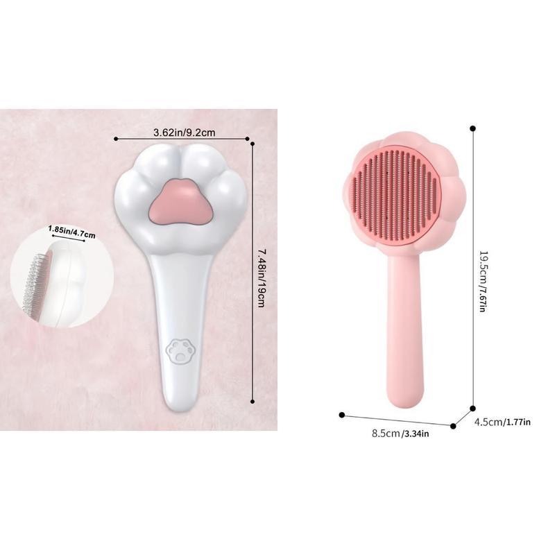 Pet Massage Hair Removal Comb, Paw Shapedpet Grooming Brush, | Other