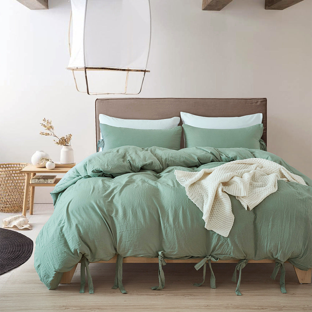 Solid Color Tape Bedding Set | Other