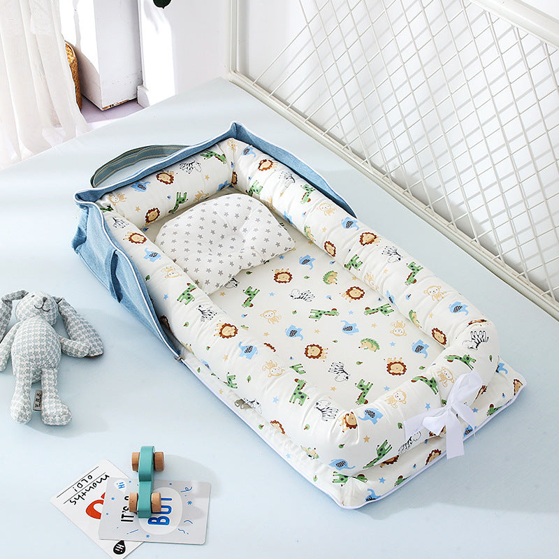 Adorable Baby Removable And Washable Bed Crib Portable Crib Travel Be | Electronic Learning Toys
