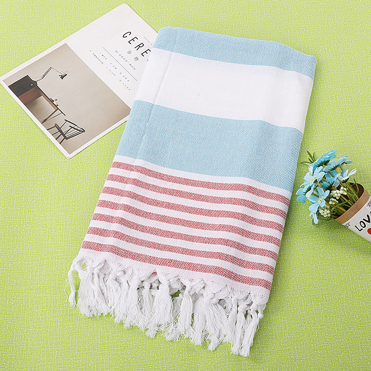 Cotton Striped Beach Towel 100x180cm | Other
