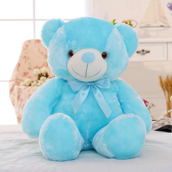 Creative Light Up Led Teddy Bear Stuffed Animals Plush Toy C | Electronic Learning Toys