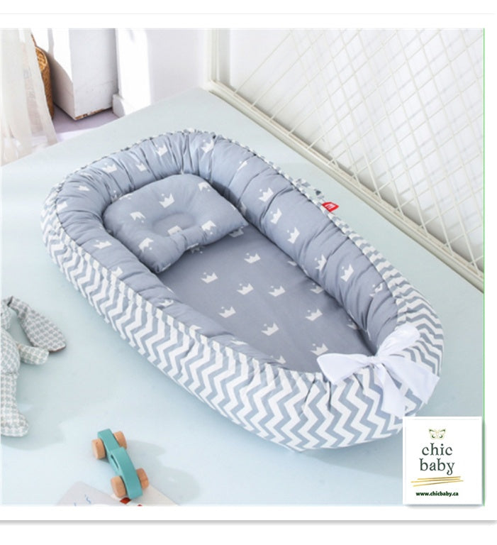 Adorable Baby Removable And Washable Bed Crib Portable Crib Travel Be | Electronic Learning Toys