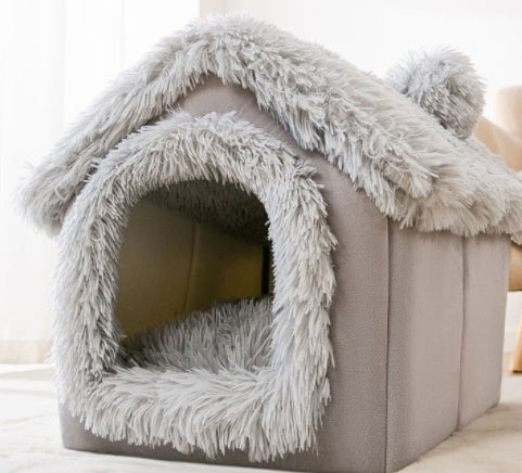 Foldable Dog House Pet Cat Bed Winter Dog Villa Sleep Kennel | Other