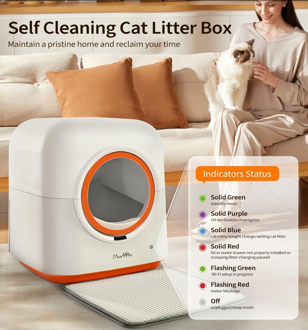 60l Automatic Cat Litter Box, Smart App Control, Deodorizing | Other