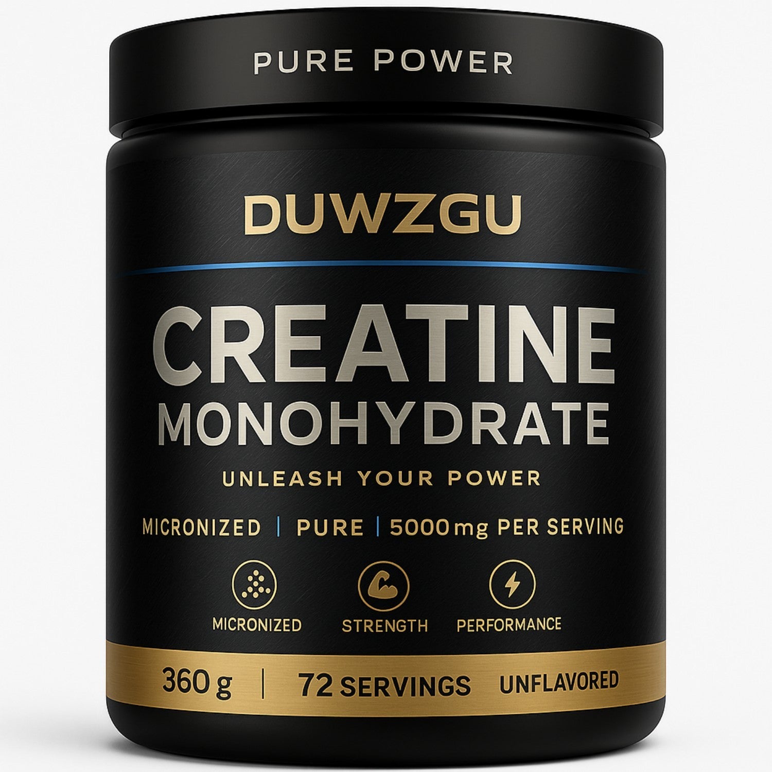 Creatine Monohydrate Powder – Watermelon Flavor | 6g Serving (5g Creatine)