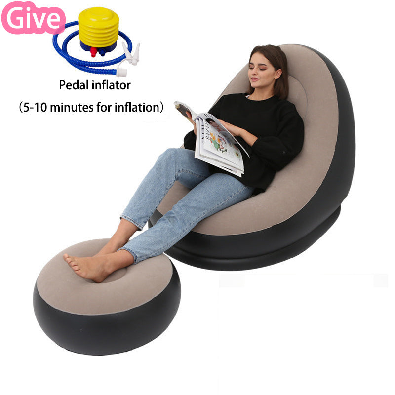 Lazy Bean Bag With Inflatable Folding Sofa | Luggage & Bags