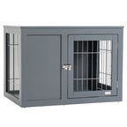 Dog Cage Furniture Metal Indoor Pet Cage Cage, Double Door E | Home & Garden