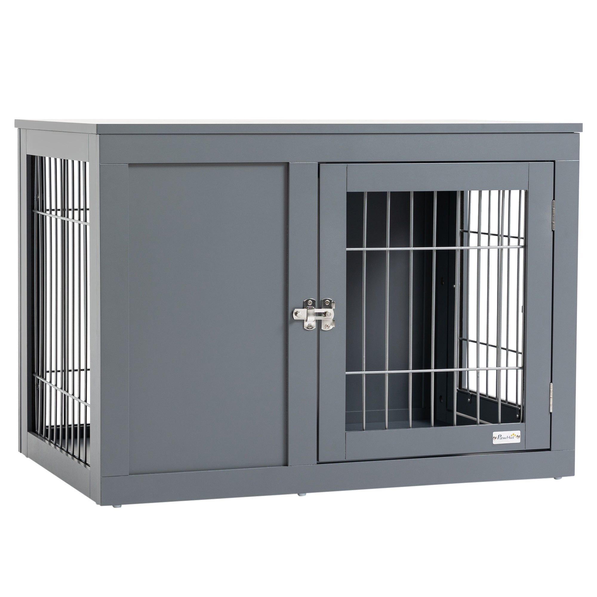 Dog Cage Furniture Metal Indoor Pet Cage Cage, Double Door E | Home & Garden