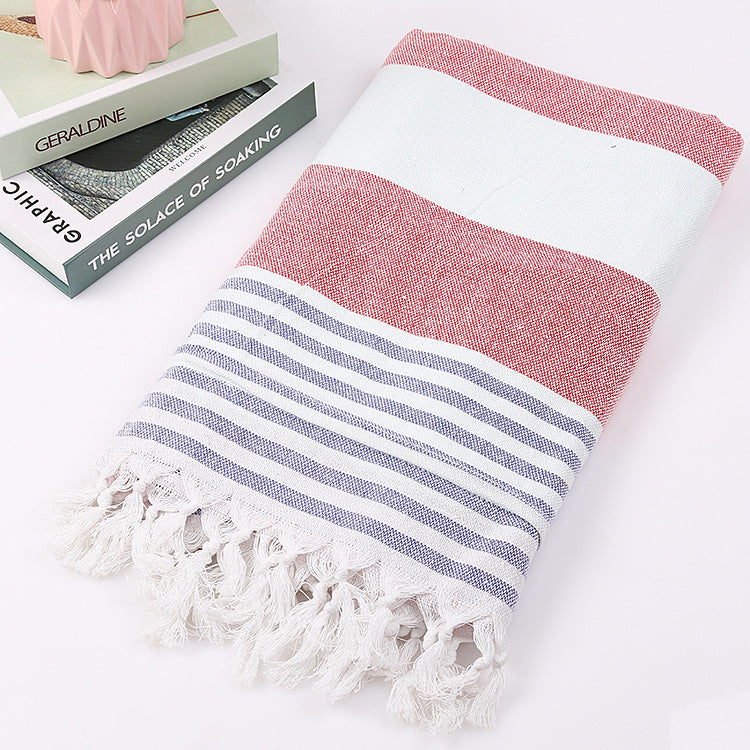 Cotton Striped Beach Towel 100x180cm | Other
