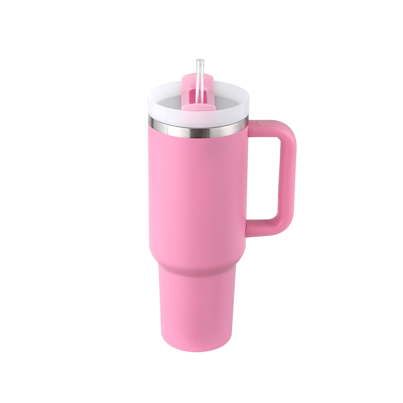 40 Oz Tumbler With Handle Straw Insulated, Stainless Steel S | Other