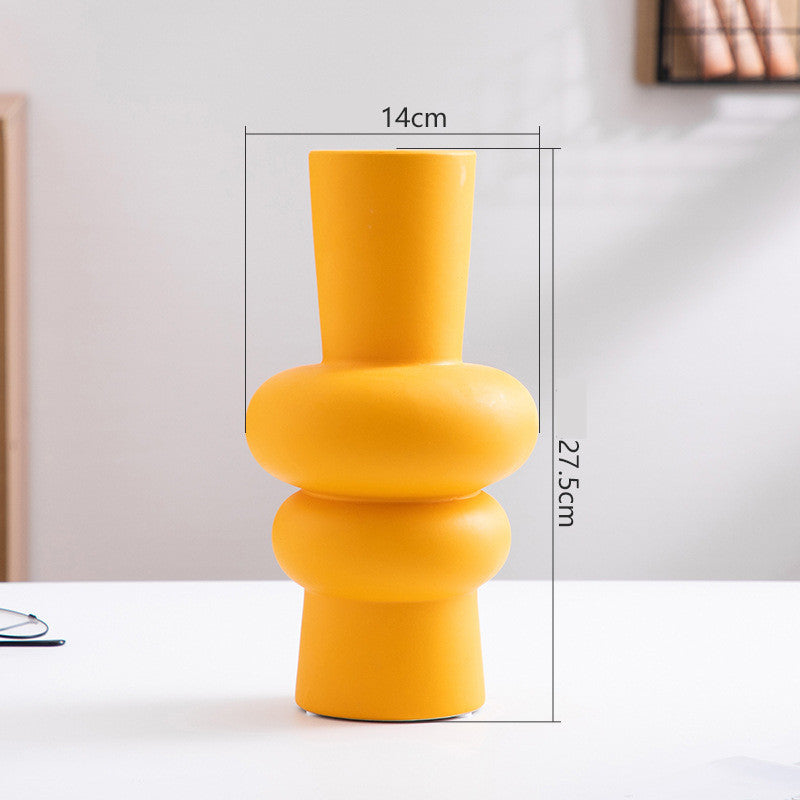 Ceramic Vase Flower Nordic Minimalist Living Room Decoration | Other