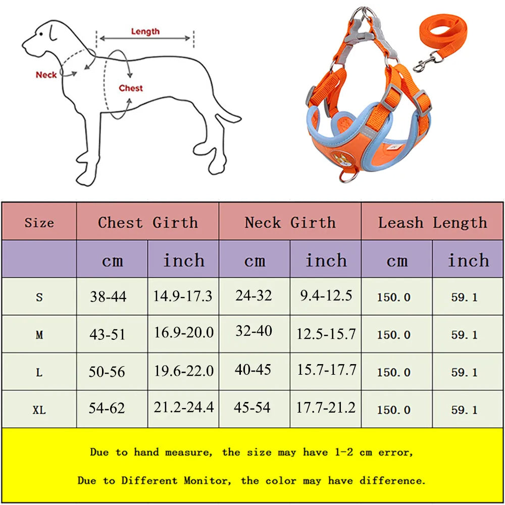 Dog Leash And Harness Set Pet Dog Harness And Leash Set | Other