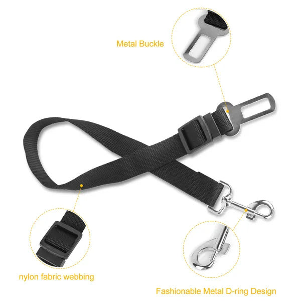 2pcs Pet Dog Seat Belt Leash Adjustable Pet Dog Cat Safety L | Other