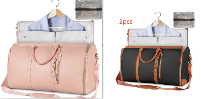 Large Capacity Travel Duffle Bag Women's Handbag Folding Sui | Luggage & Bags
