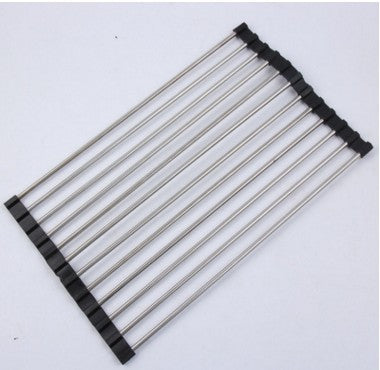 Folding Kitchen Drain Sink Rack Stainless Steel | Other
