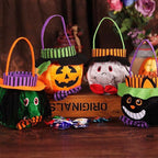 Cute Halloween Candy Bag Halloween Pumpkin Pattern Portable | Luggage & Bags