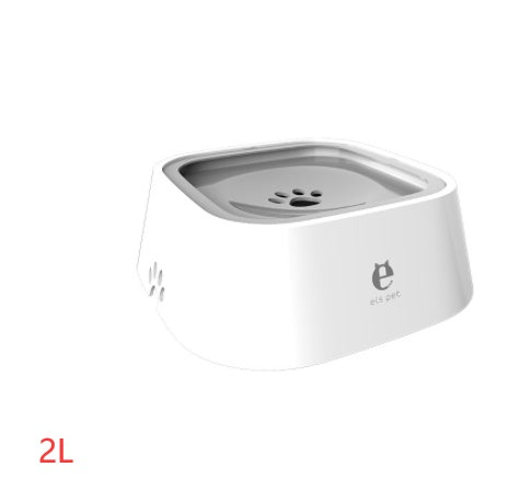 1.5l Cat Dog Water Bowl Carried Floating Bowl Anti-overflow | Other